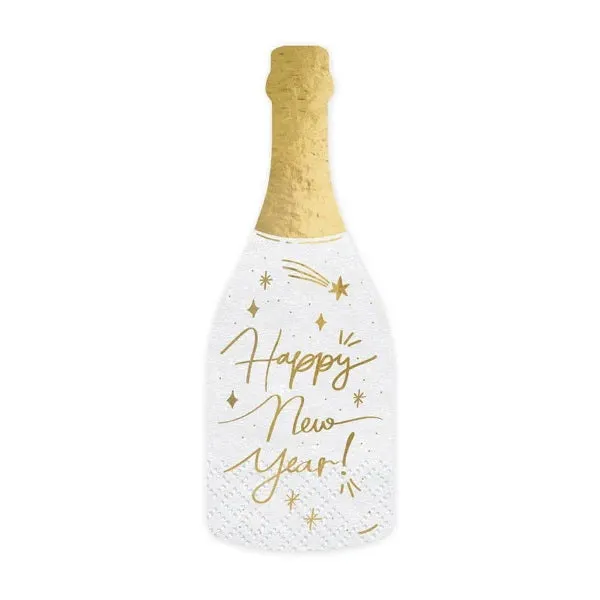 Champagne New Year Napkins (20 pack)