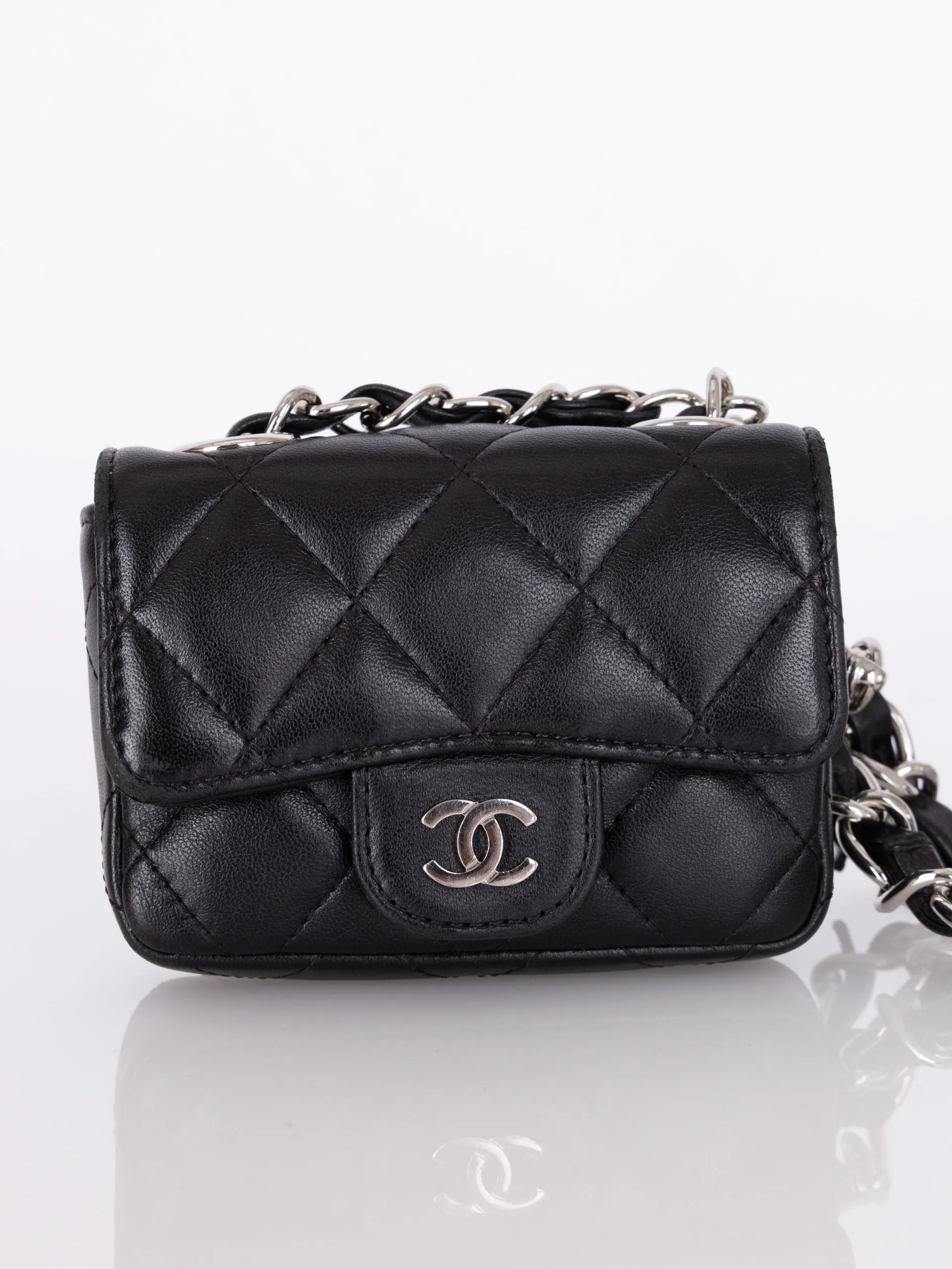 Chanel 2021 Lambskin Mini Belt Bag