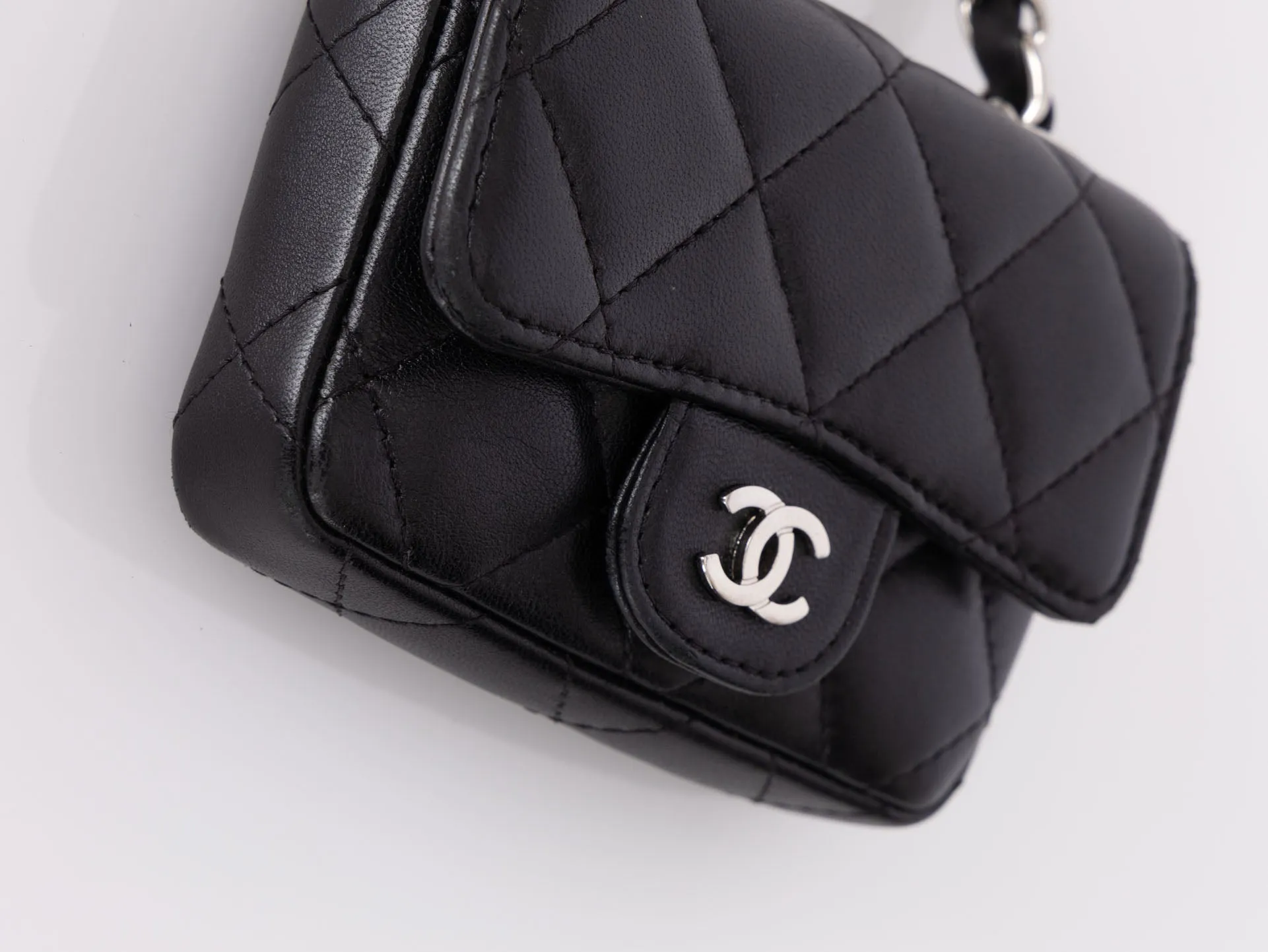 Chanel 2021 Lambskin Mini Belt Bag