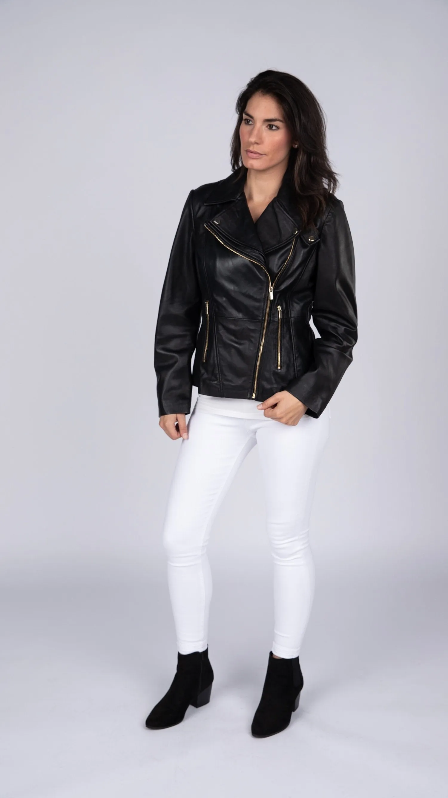 Charlotte Womens Leather Jacket