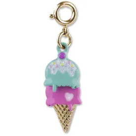 Charm it Gold Swivel Ice Cream Cone