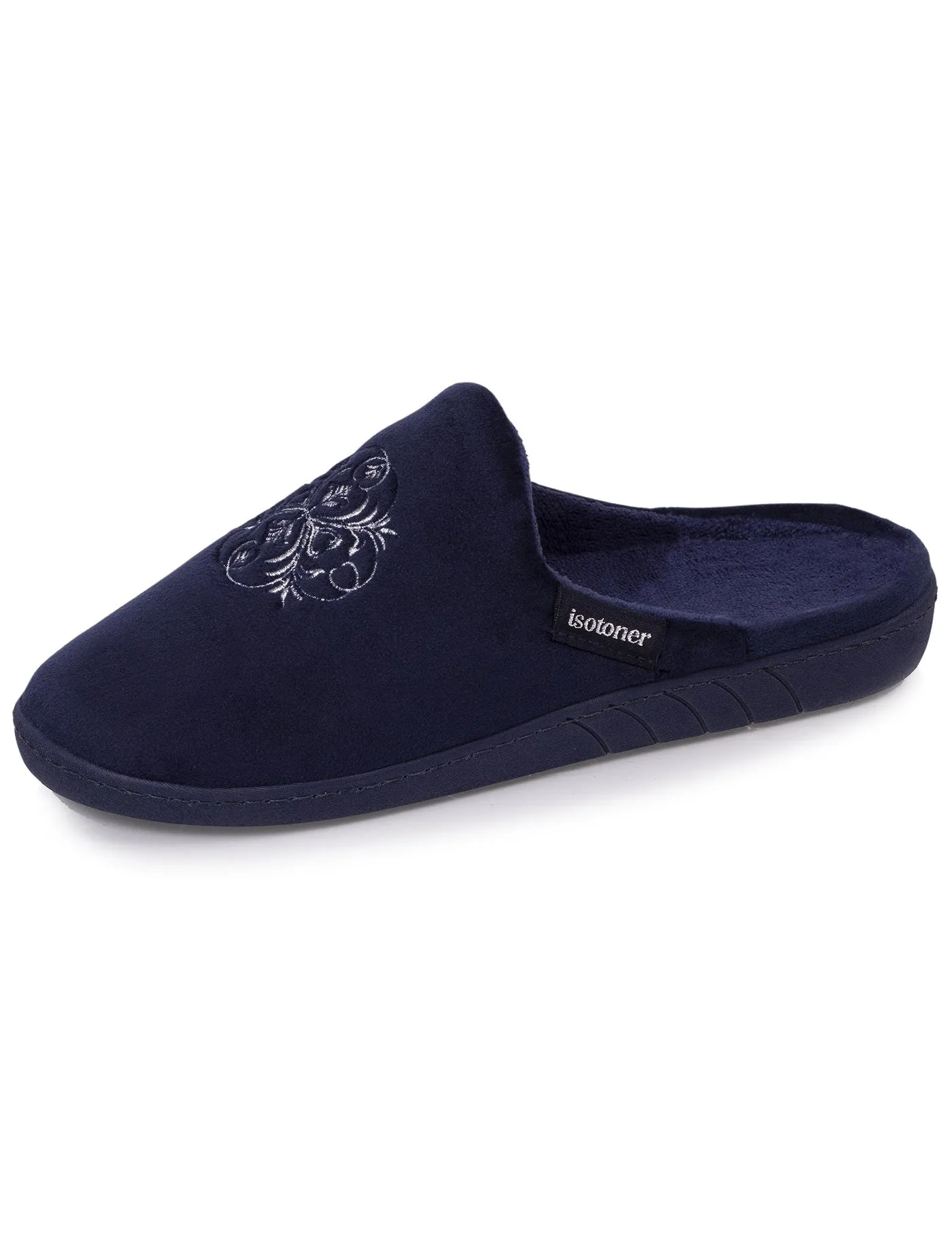 Chaussons mules Femme Marine blason