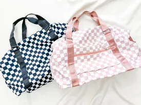 Checkered Tote Bag