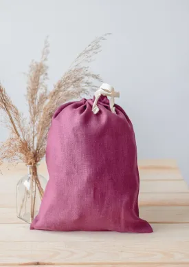 Cherry Linen Storage Bag