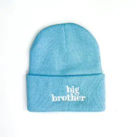 Child Beanie - Big Brother - Baby Blue w/ White