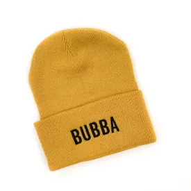 Child Beanie - BUBBA - Mustard w/ Black