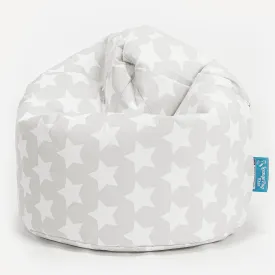 Children's Bean Bag 2-6 yr - Print Grey Star