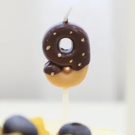 Chocolate Birthday Candle | Number 9