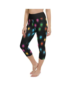 Christmas Lights Yoga Capris