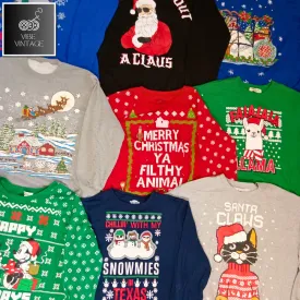 CHRISTMAS SWEATSHIRTS - 30 PCS