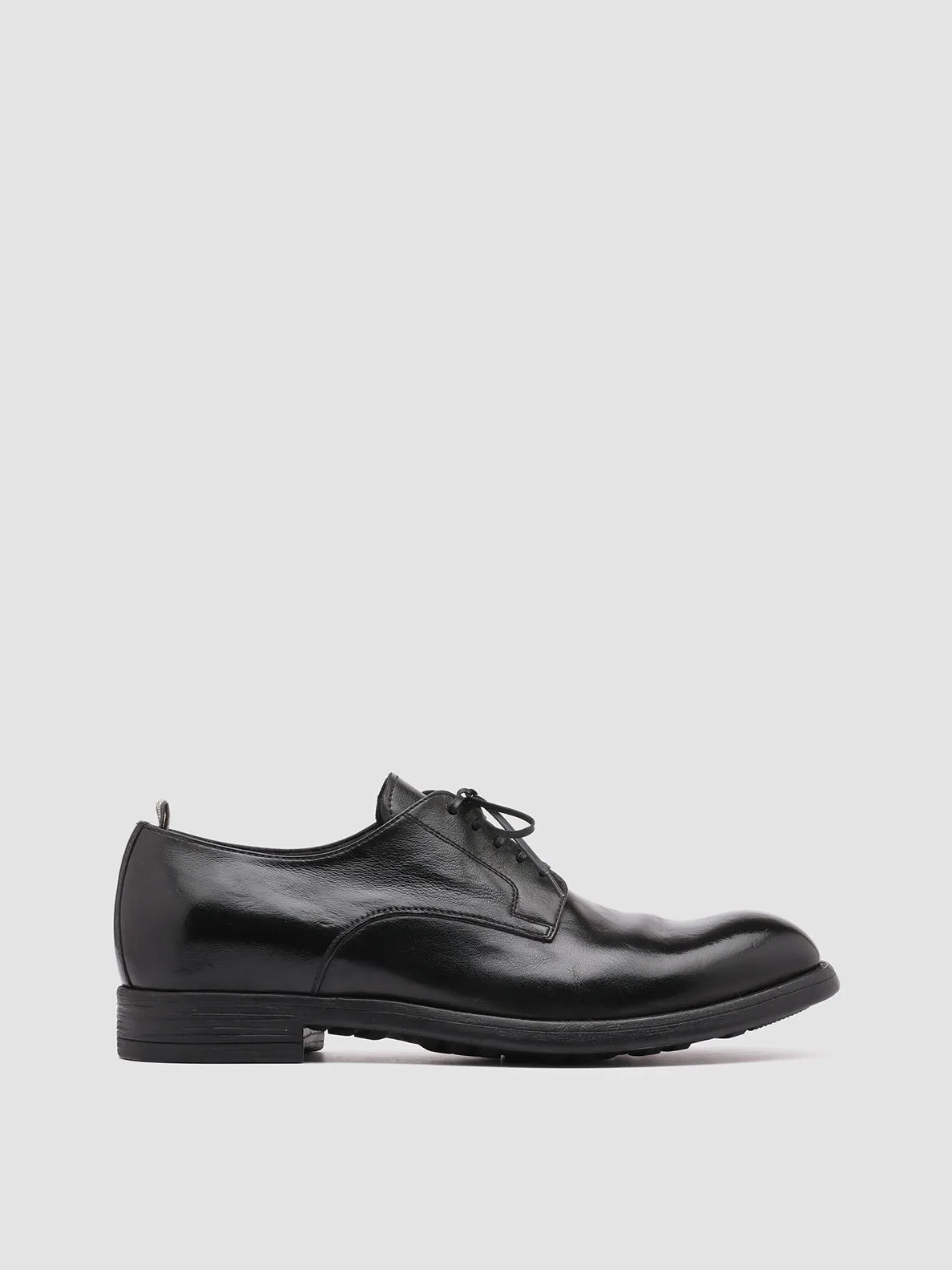 CHRONICLE 001 - Black Leather Derby Shoes