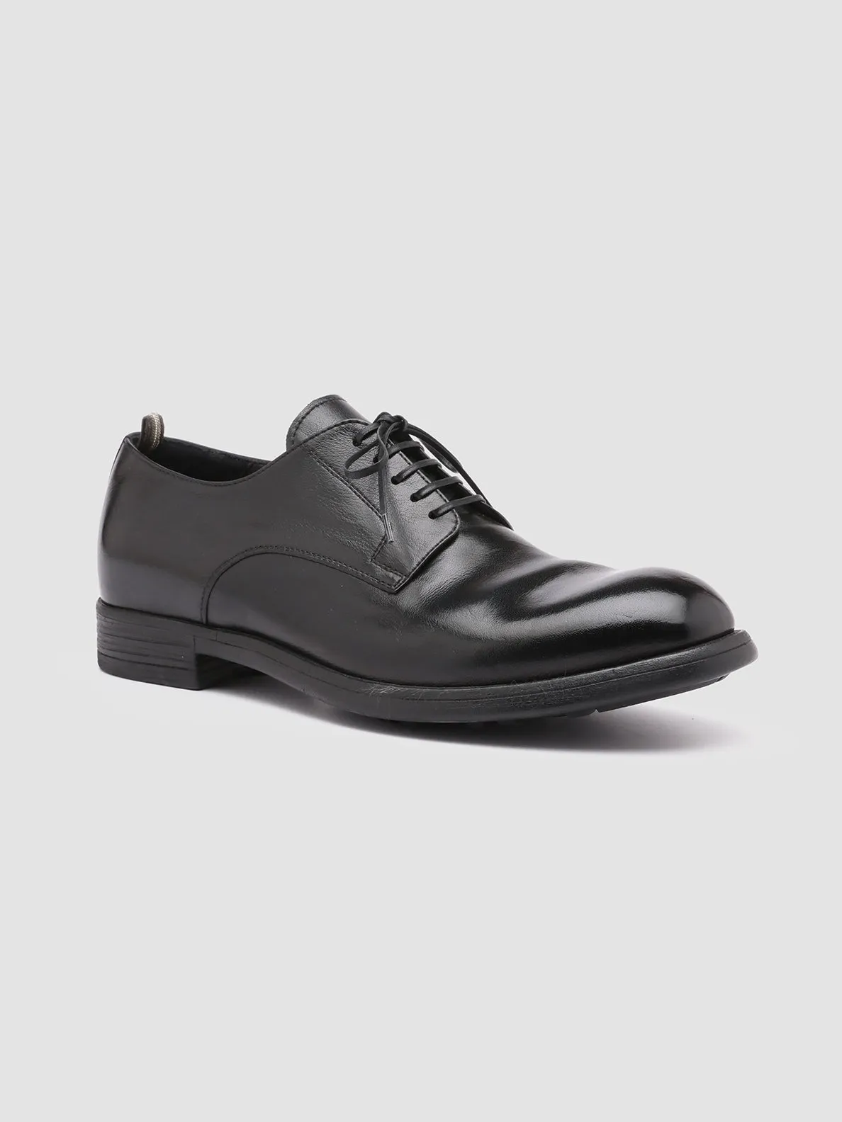 CHRONICLE 001 - Black Leather Derby Shoes