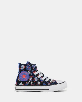 Chuck Taylor All Star 1V High Monster Youth Black/Blue/White