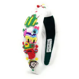 Cinco De Mayo Beaded Knotted Headband