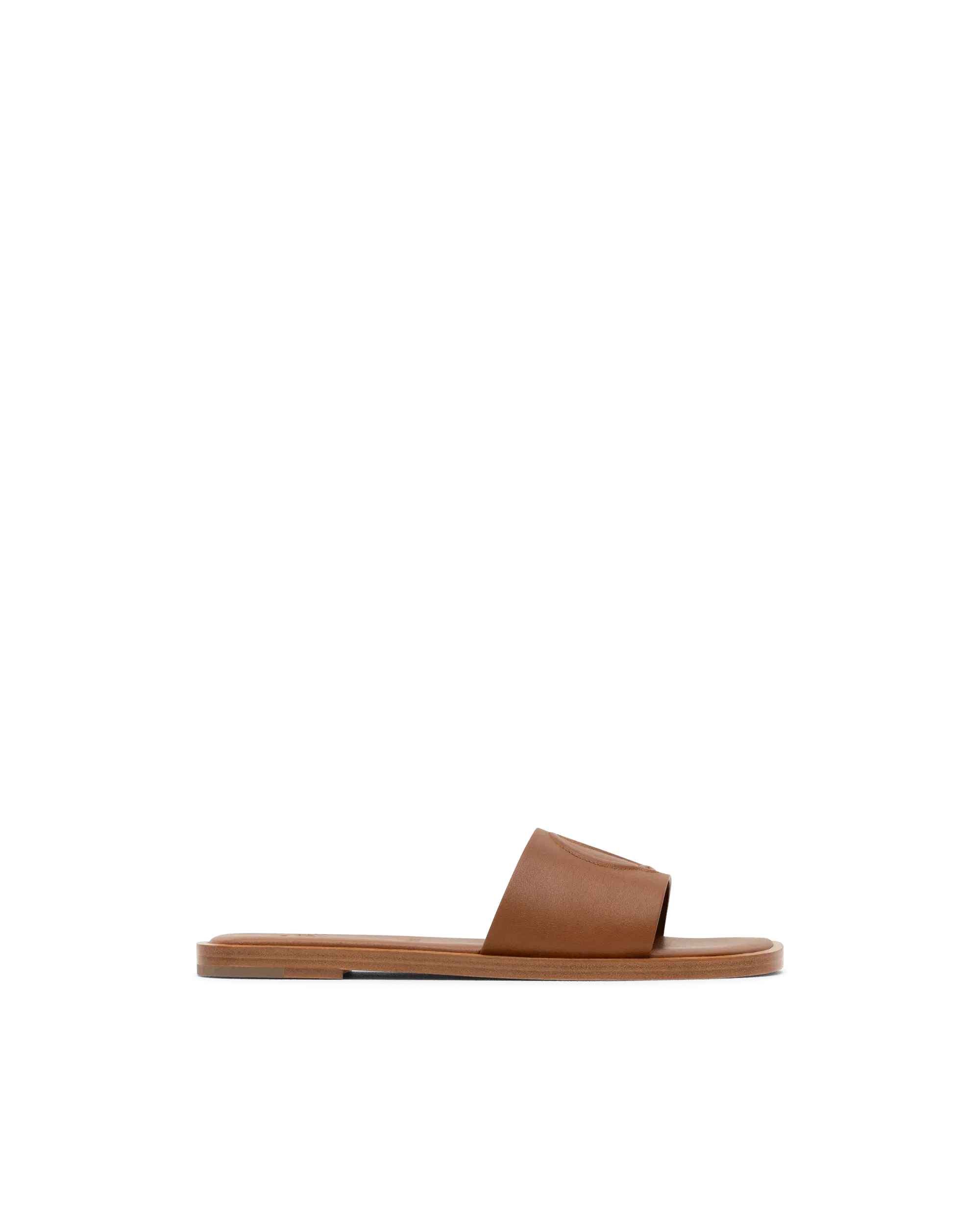 CL Leather Mule Flats