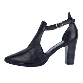 Clackers High-Heel Shoes Leather Black Colour For Women