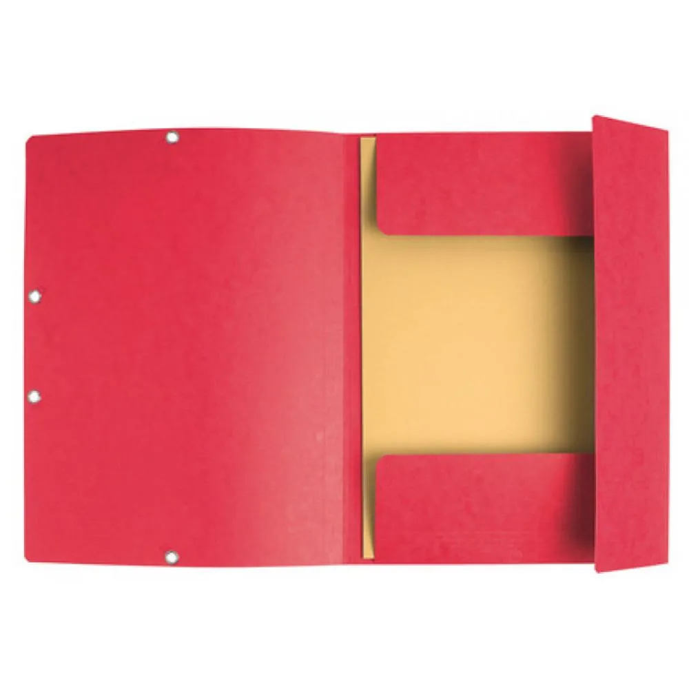 Clairefontaine Exacompta A4 Folder w/ Elastic Closure, Red