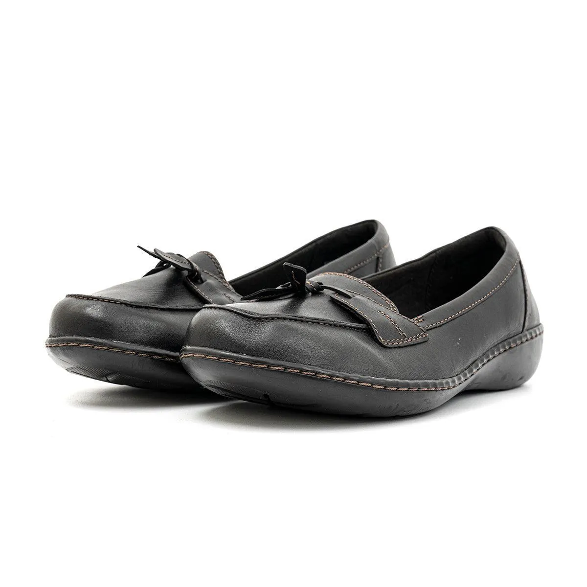 Clarks Ashland Ballerinas Leather Black Colour For Women