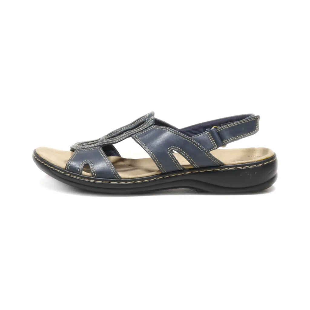 Clarks Flat Sandals Canvas Grey Colour For Women