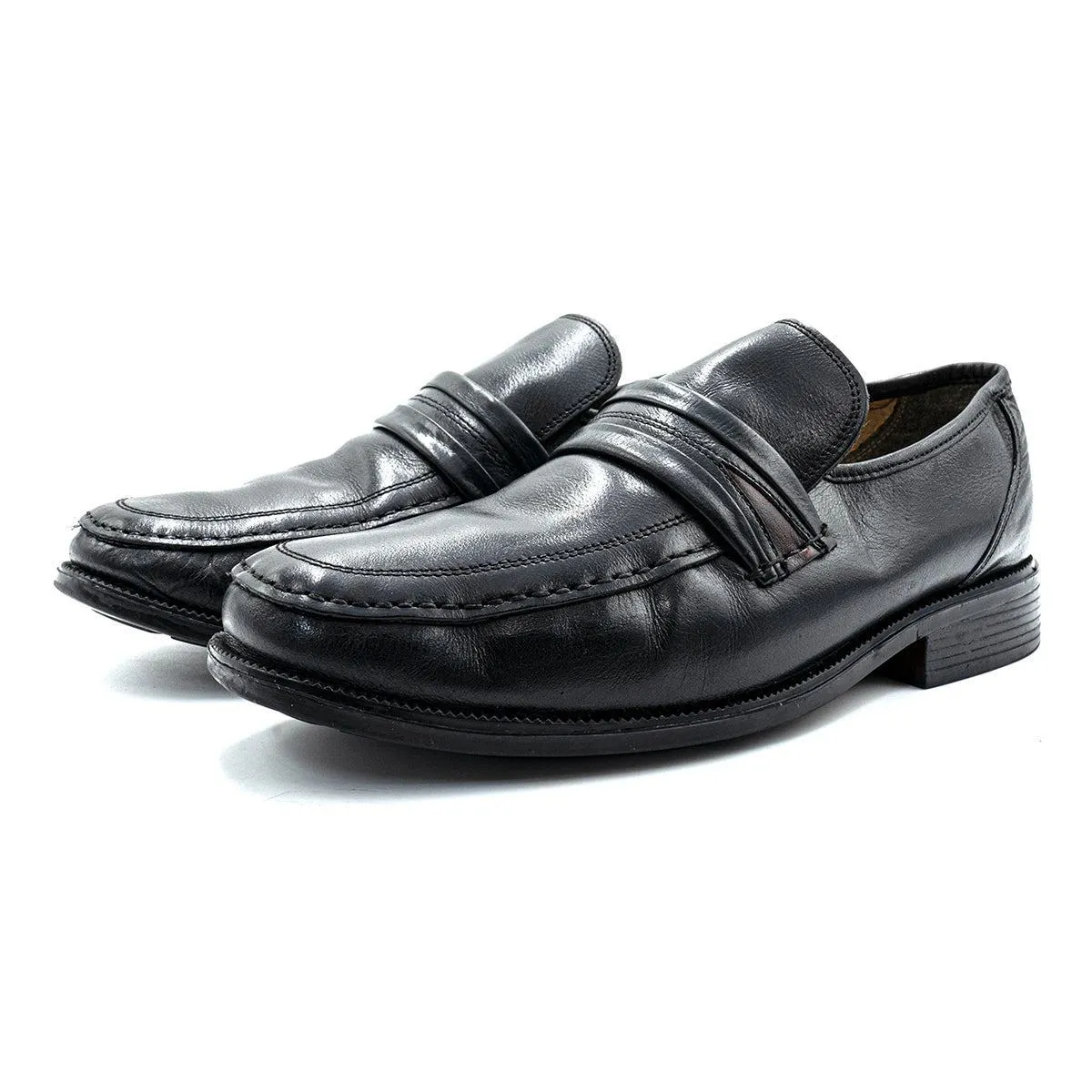 Clarks Formal Slip Ons Leather Black Colour For Men