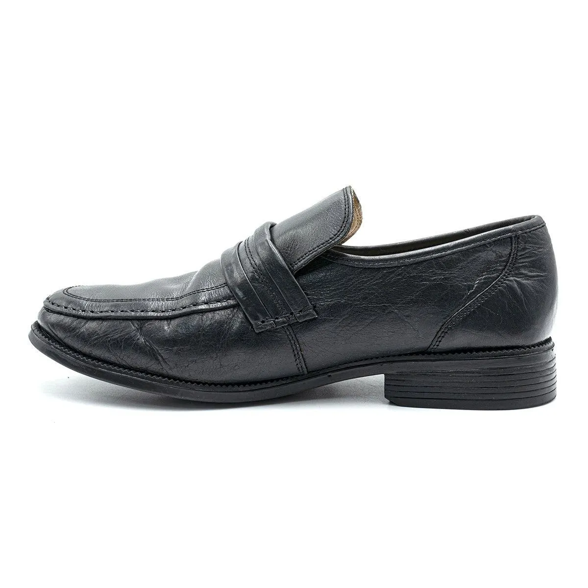 Clarks Formal Slip Ons Leather Black Colour For Men