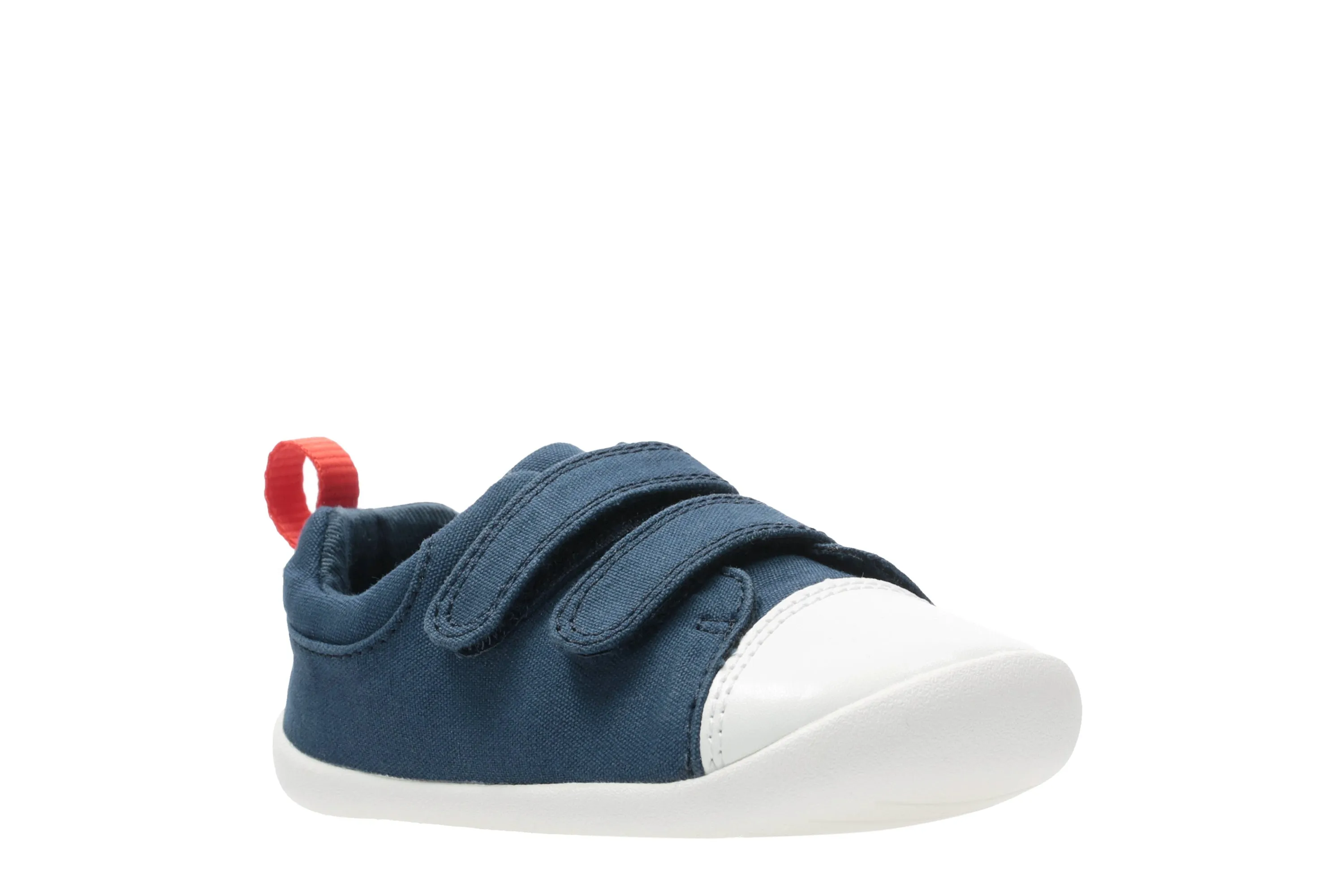 Clarks Roamer Craft Infant Boys Navy Canvas Shoe