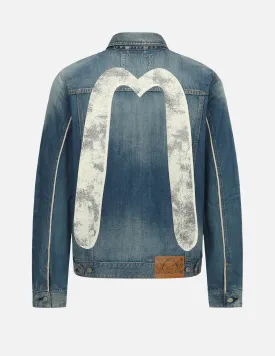 Classic Daicock Print Denim Jacket