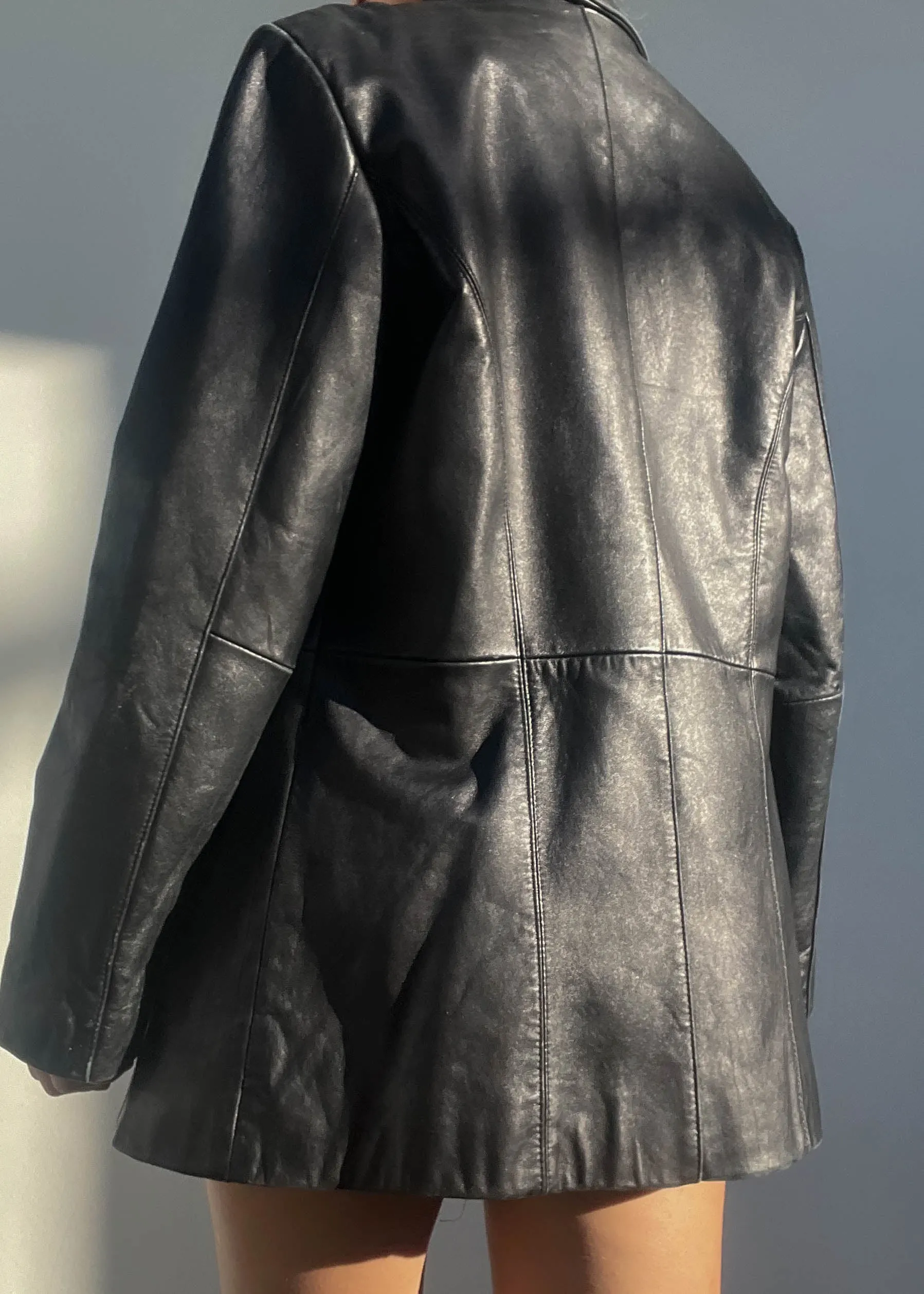 Classic Leather Jacket (S-M)