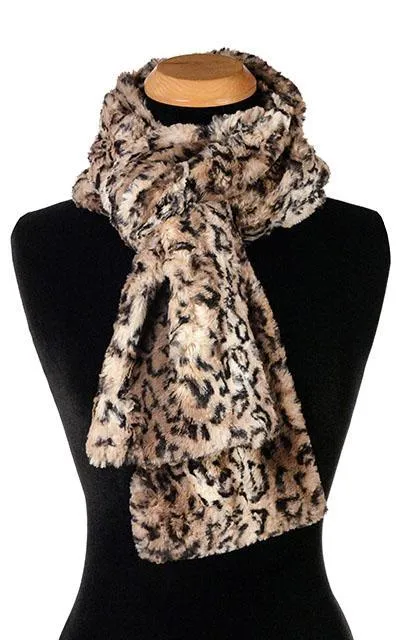 Classic Scarf - Luxury Faux Fur in Carpathian Lynx