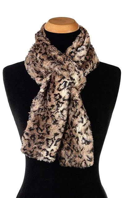 Classic Scarf - Luxury Faux Fur in Carpathian Lynx