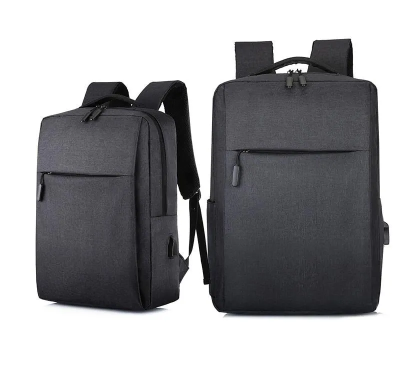 Classic USB Charging School Backpack