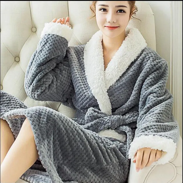 Classy Thick Flannel Robe