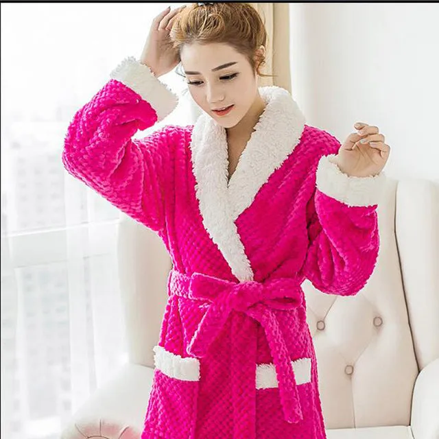 Classy Thick Flannel Robe