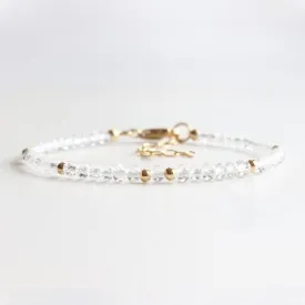 Clear Crystal Dainty Bracelet