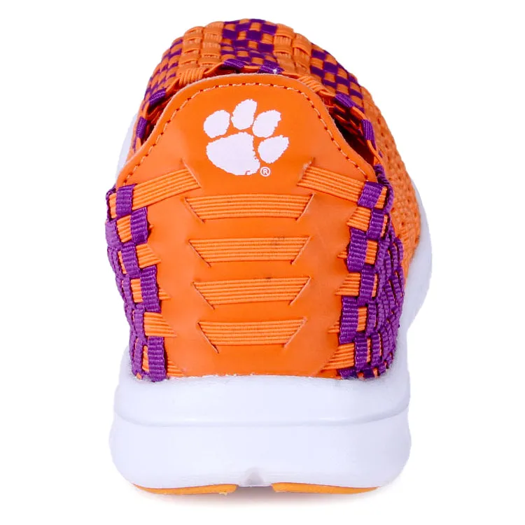 Clemson Tigers Woven Colors Comfy Slip On Shoes