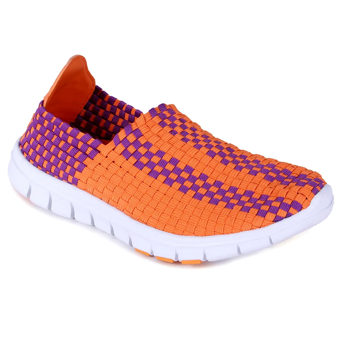 Clemson Tigers Woven Colors Comfy Slip On Shoes