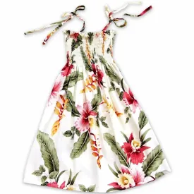 Cloud Cream Sunkiss Hawaiian Girl Dress