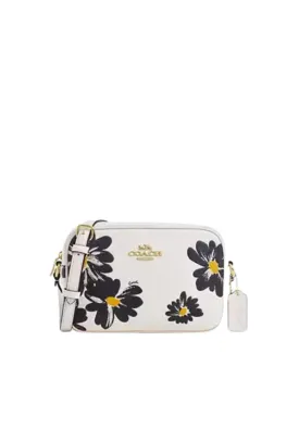 Coach Jamie Camera Bag Crossbody With Floral Print In Chalk Multi CZ598