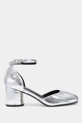 Cobrah Mary Janes - Silver