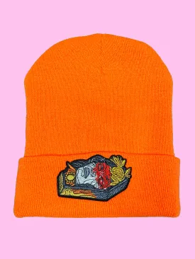 Coffin Lady Neon Beanie