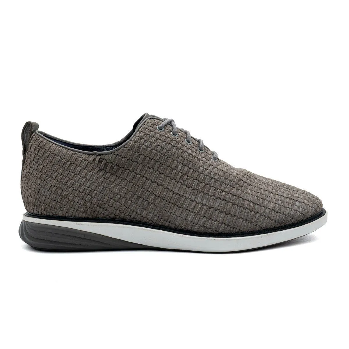 Cole Haan Grand Evolution Woven Low-Top Sneakers Leather Grey Colour For Men