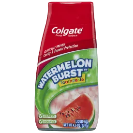 Colgate 2-in-1 Kids Toothpaste & Anticavity Mouthwash, Watermelon Burst, 4.6 oz