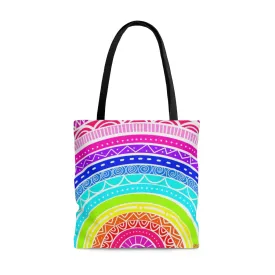 Colorful Rainbow Tote Bag