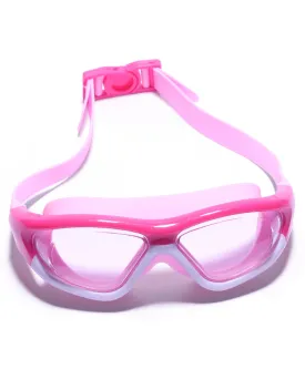 COLOUR SWIMMING GOGGLES WITH BUCKLE CLOSURE - PINK