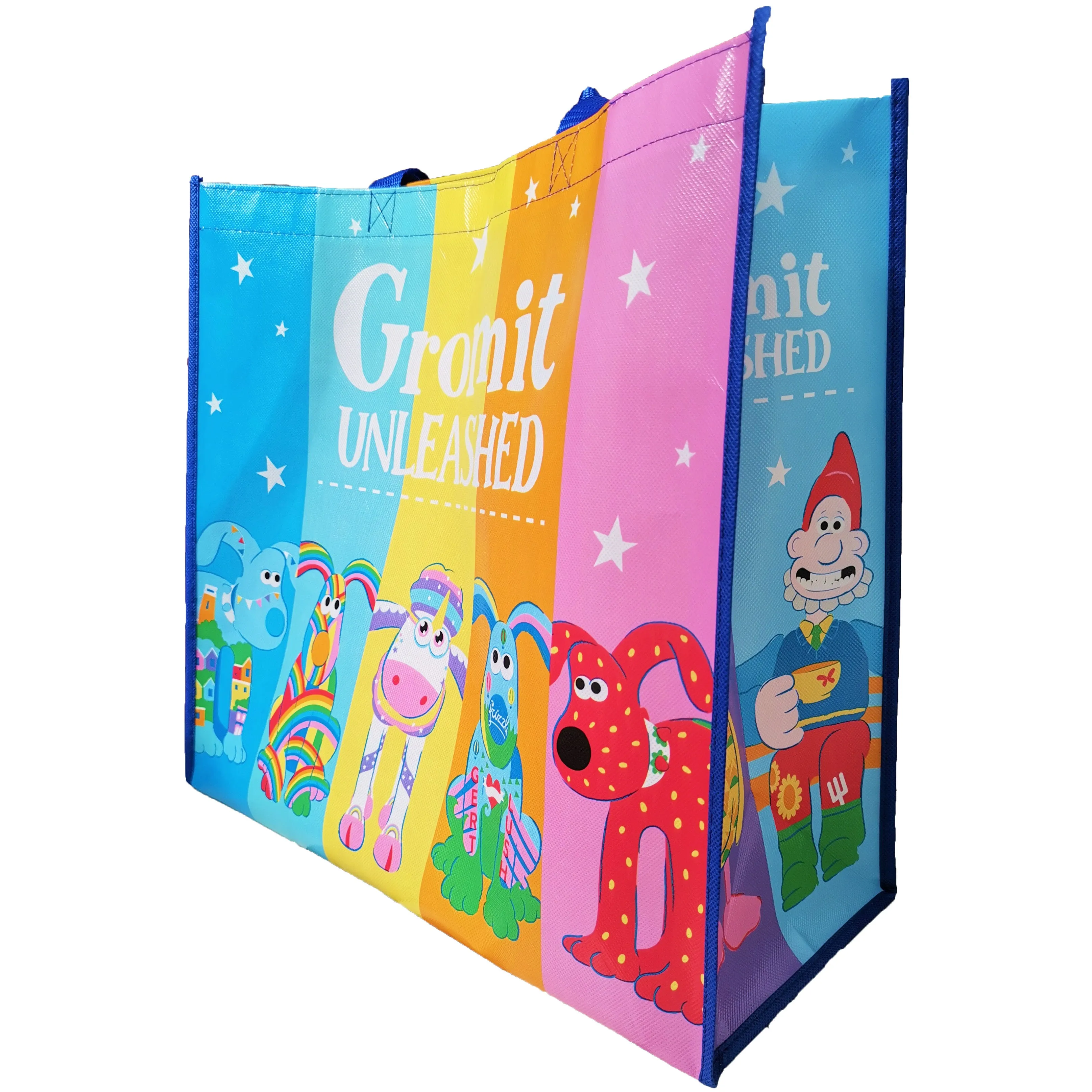 Colourful Gromit shopping Bag