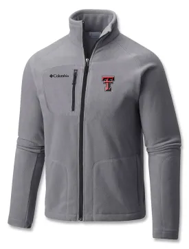 Columbia Texas Tech "Fast Trek III" Full Zip Fleece Jacket