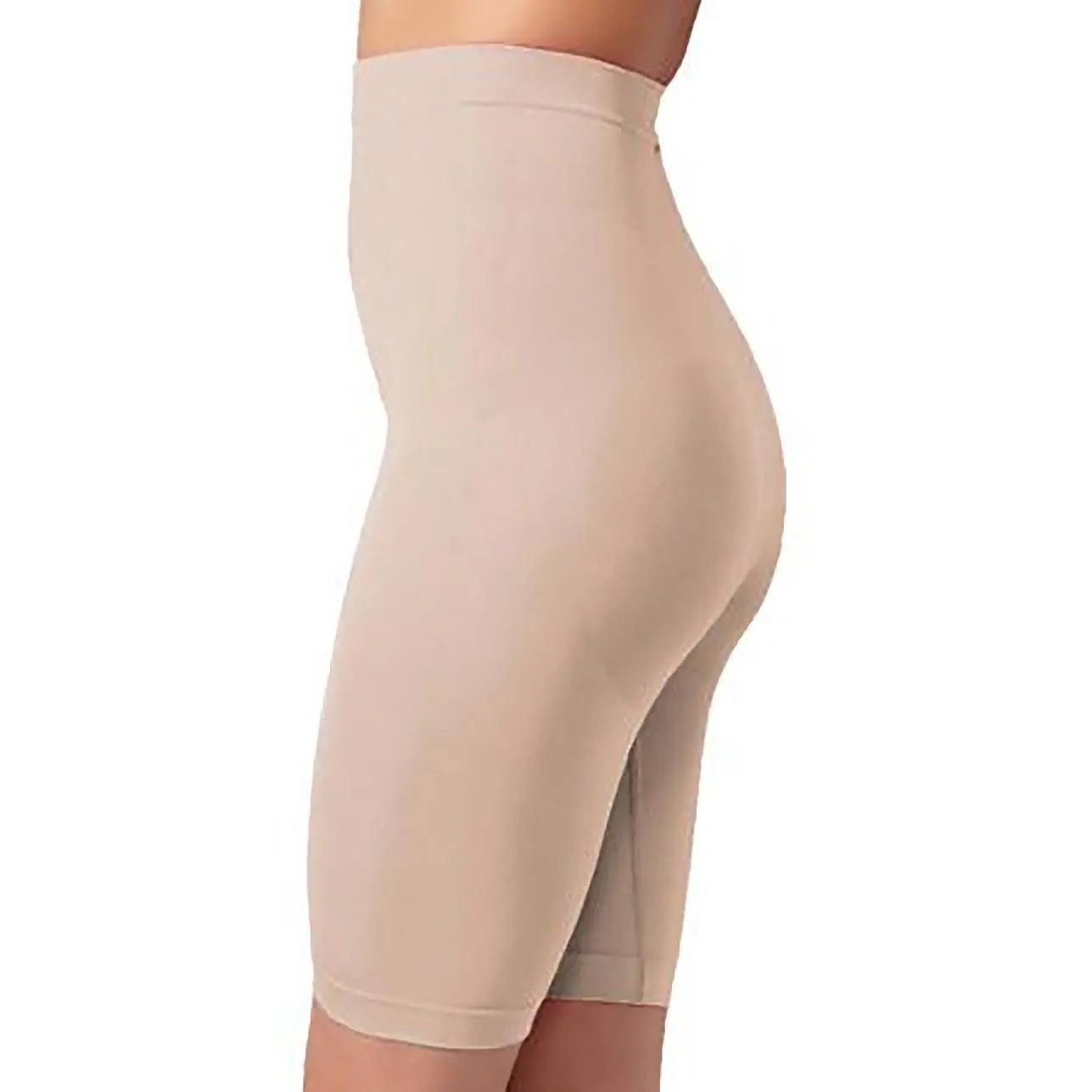 Comfia Shapewear Shorts - Seamless Comfort and Slimming Support (Small, Beige)