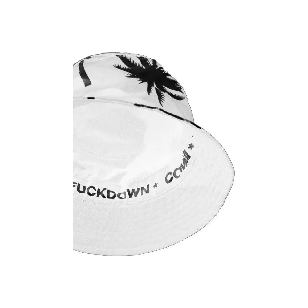 Comme Des Fuckdown Palm Print Chic Fisherman Hat