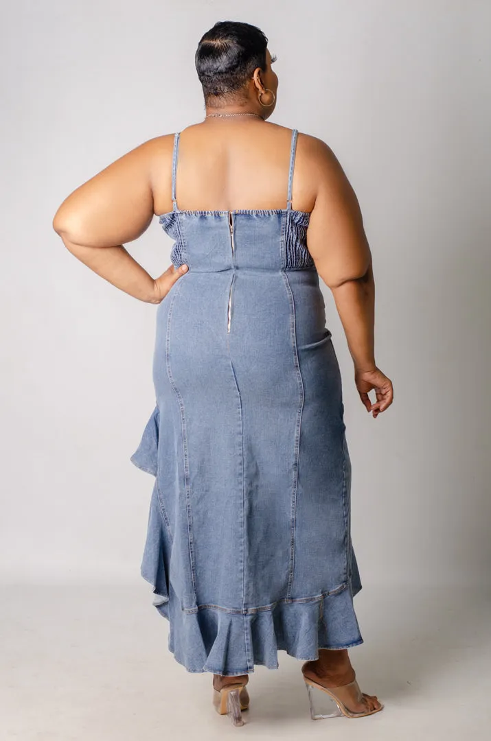 Compelled Denim Dress