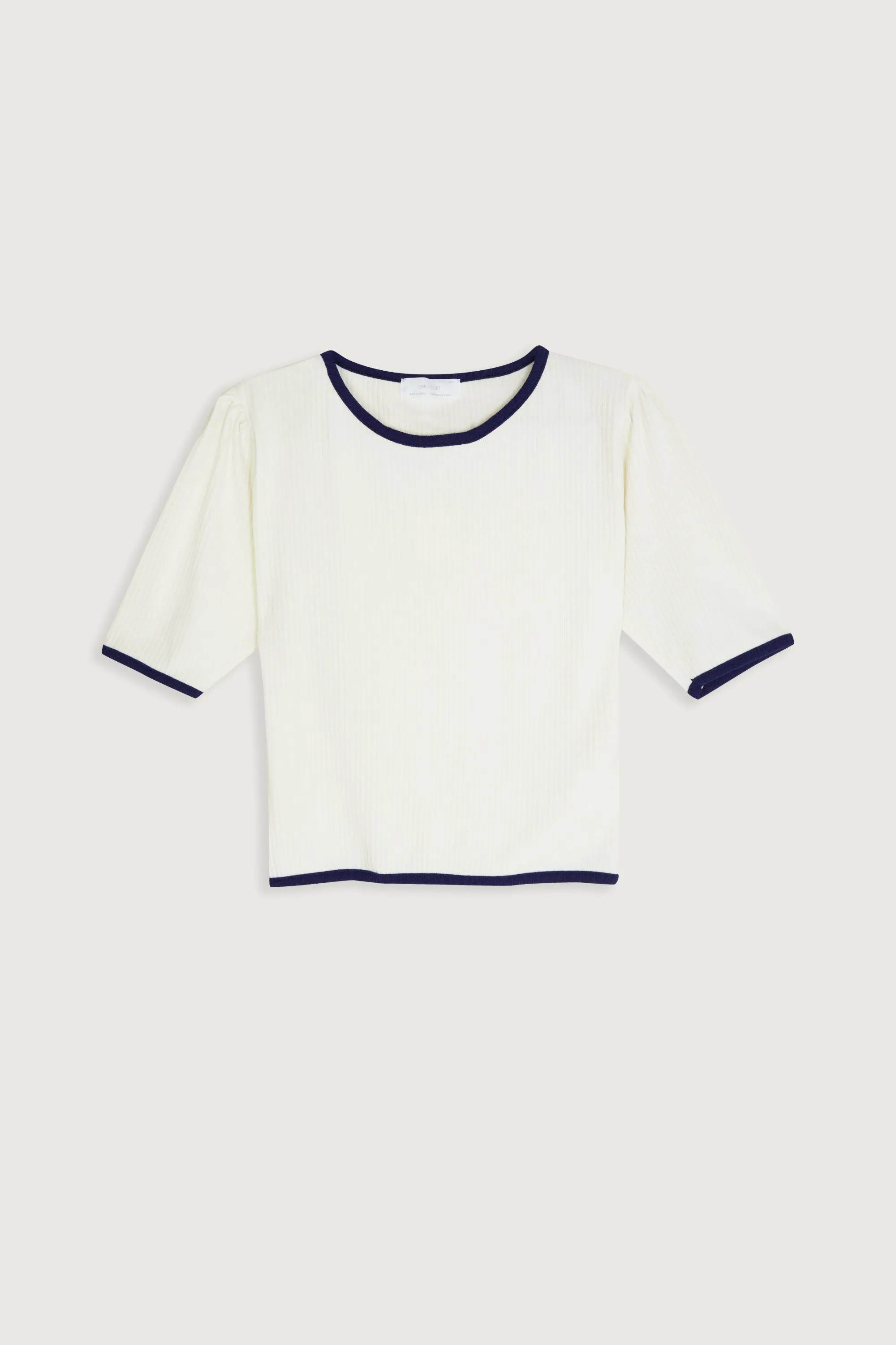 CONTRAST TRIM TEE